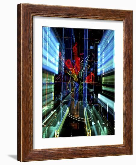 Neon, Tokyo, Japan-Rob Tilley-Framed Photographic Print