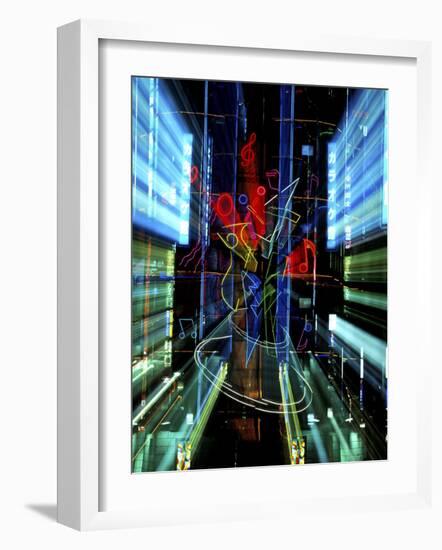 Neon, Tokyo, Japan-Rob Tilley-Framed Photographic Print