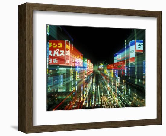 Neon, Tokyo, Japan-Rob Tilley-Framed Photographic Print