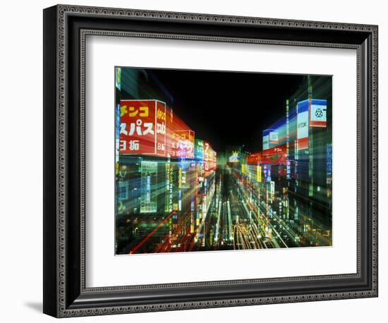 Neon, Tokyo, Japan-Rob Tilley-Framed Photographic Print