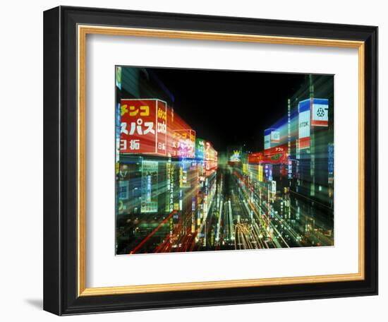 Neon, Tokyo, Japan-Rob Tilley-Framed Photographic Print