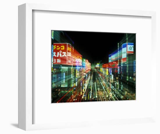 Neon, Tokyo, Japan-Rob Tilley-Framed Photographic Print