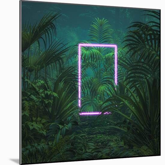 Neon Tropical Portal-grandeduc-Mounted Photographic Print