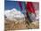 Nepal, Annapurna Conservation Area, Annapurna Base Camp, Annapurna South with prayer flags.-Merrill Images-Mounted Photographic Print