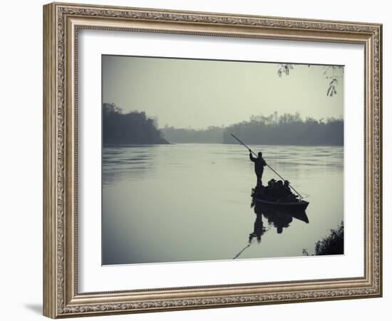 Nepal, Chitwan National Park, Narayani River-Michele Falzone-Framed Photographic Print