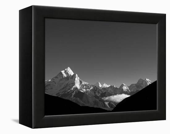 Nepal, Everest Region, Khumbu Valley-Mark Hannaford-Framed Premier Image Canvas