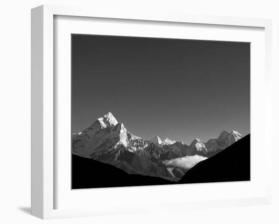 Nepal, Everest Region, Khumbu Valley-Mark Hannaford-Framed Photographic Print