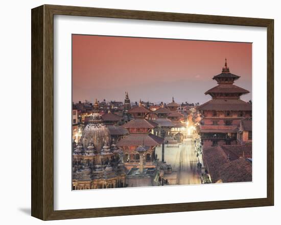 Nepal, Kathmandu, Patan (UNESCO Site), Durbar Square-Michele Falzone-Framed Photographic Print