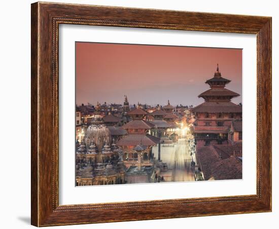 Nepal, Kathmandu, Patan (UNESCO Site), Durbar Square-Michele Falzone-Framed Photographic Print