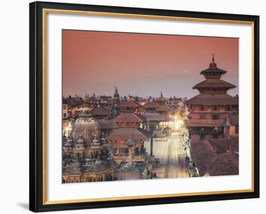 Nepal, Kathmandu, Patan (UNESCO Site), Durbar Square-Michele Falzone-Framed Photographic Print