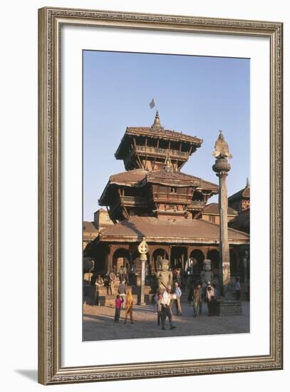 Nepal, Kathmandu Valley, Bhaktapur, Temple of Dattatreya-null-Framed Giclee Print