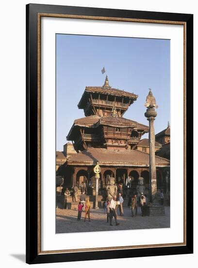 Nepal, Kathmandu Valley, Bhaktapur, Temple of Dattatreya-null-Framed Giclee Print