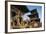 Nepal, Lalitpur, Patan, Elephant Statues Opposite Temples of Vishnata and Bishmen Mandir-null-Framed Giclee Print