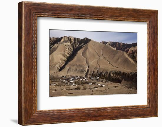 Nepal, Mustang, Ghemi. the Small Village of Ghemi.-Katie Garrod-Framed Photographic Print