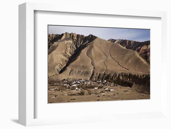 Nepal, Mustang, Ghemi. the Small Village of Ghemi.-Katie Garrod-Framed Photographic Print