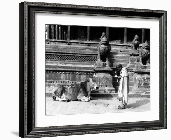 Nepal Patan-Valentine Ward Evans-Framed Photographic Print