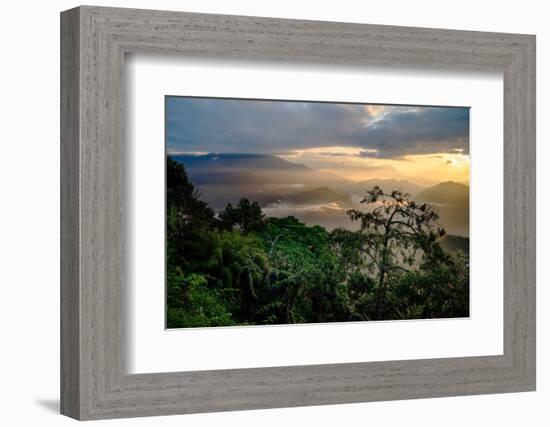 Nepal, Sarangkot sunrise-Janell Davidson-Framed Photographic Print