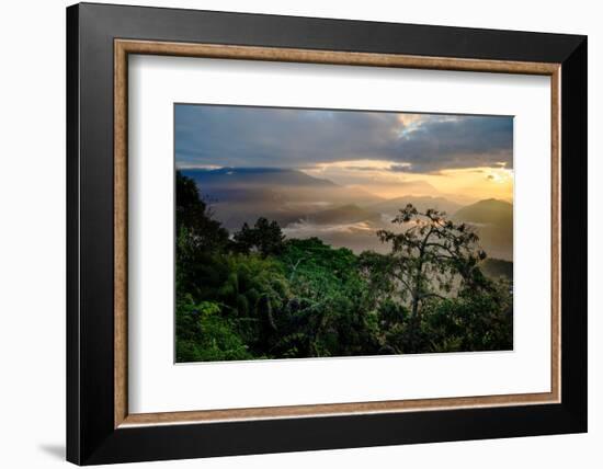 Nepal, Sarangkot sunrise-Janell Davidson-Framed Photographic Print