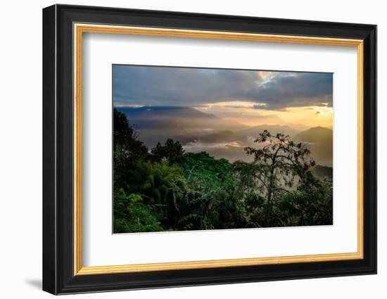 Nepal, Sarangkot sunrise-Janell Davidson-Framed Photographic Print