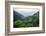 Nepal, viewpoint from Mardi Himal Trek. Lush terraced rice fields.-Janell Davidson-Framed Photographic Print