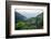 Nepal, viewpoint from Mardi Himal Trek. Lush terraced rice fields.-Janell Davidson-Framed Photographic Print