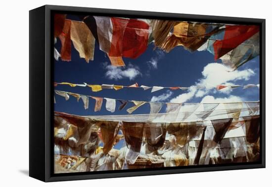 Nepal-WizData-Framed Stretched Canvas