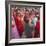 Nepalese Women Celebrating Holi Festival, Bhaktapur, Kathmandu Valley, Nepal-Ian Trower-Framed Photographic Print