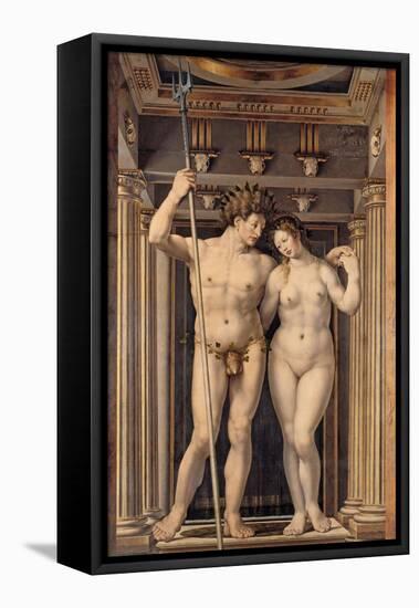 Neptune and Amphitrite, 1516-Jan Gossaert-Framed Premier Image Canvas