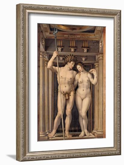 Neptune and Amphitrite, 1516-Jan Gossaert-Framed Giclee Print