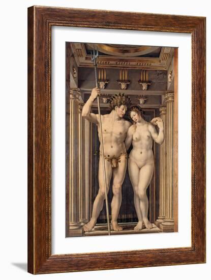 Neptune and Amphitrite, 1516-Jan Gossaert-Framed Giclee Print