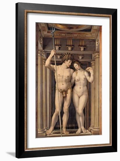 Neptune and Amphitrite, 1516-Jan Gossaert-Framed Giclee Print