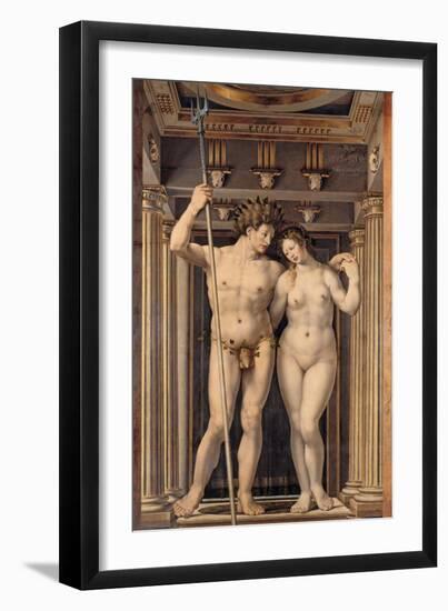 Neptune and Amphitrite, 1516-Jan Gossaert-Framed Giclee Print