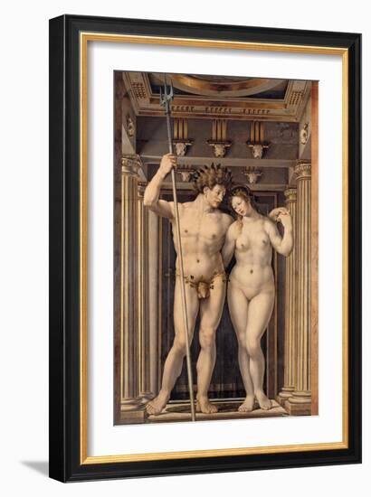 Neptune and Amphitrite, 1516-Jan Gossaert-Framed Giclee Print