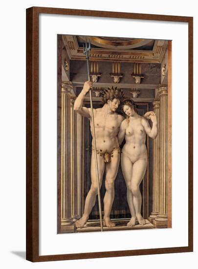 Neptune and Amphitrite, 1516-Jan Gossaert-Framed Giclee Print