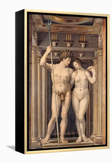 Neptune and Amphitrite-Jan Gossaert-Framed Premier Image Canvas