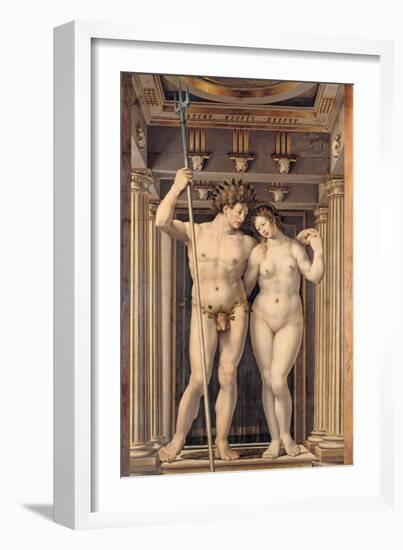 Neptune and Amphitrite-Jan Gossaert-Framed Giclee Print