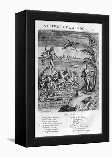 Neptune and Amymone, 1615-Leonard Gaultier-Framed Premier Image Canvas