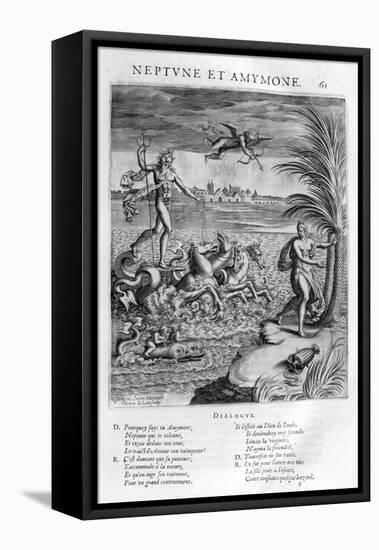 Neptune and Amymone, 1615-Leonard Gaultier-Framed Premier Image Canvas