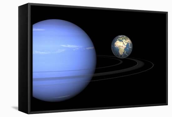 Neptune And Earth, Artwork-Walter Myers-Framed Premier Image Canvas