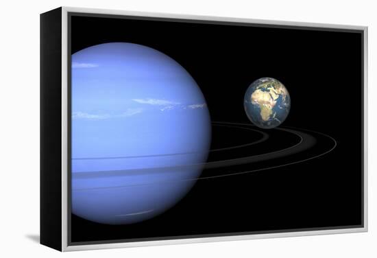 Neptune And Earth, Artwork-Walter Myers-Framed Premier Image Canvas