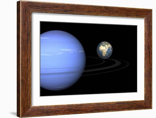 Neptune And Earth, Artwork-Walter Myers-Framed Photographic Print