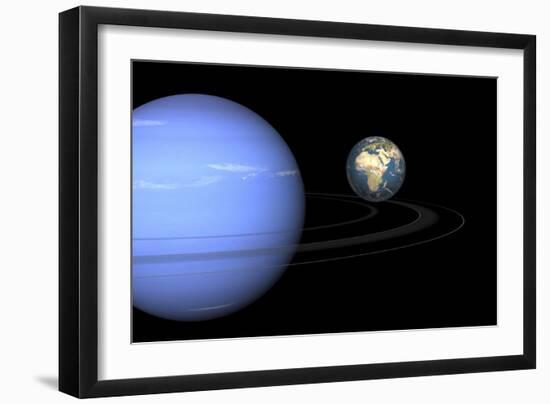 Neptune And Earth, Artwork-Walter Myers-Framed Photographic Print