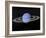 Neptune and its Rings Against a Starry Background-null-Framed Art Print