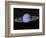 Neptune and its Rings Against a Starry Background-null-Framed Premium Giclee Print