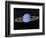 Neptune and its Rings Against a Starry Background-null-Framed Premium Giclee Print