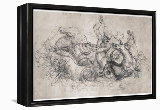 Neptune, C1504-Leonardo da Vinci-Framed Premier Image Canvas