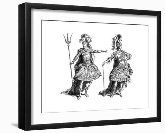 Neptune Costume, African Costume, 1885-Martin-Framed Giclee Print