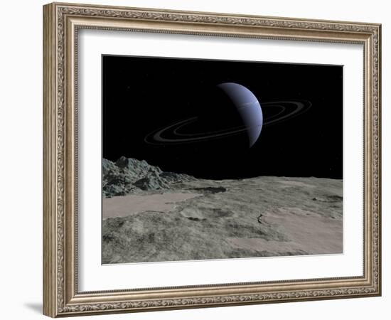 Neptune From Triton, Artwork-Walter Myers-Framed Photographic Print