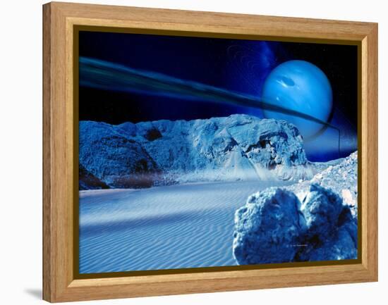 Neptune From Triton-Detlev Van Ravenswaay-Framed Premier Image Canvas