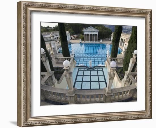 Neptune Pool at Hearst Castle, San Simeon, California, USA-Rob Tilley-Framed Photographic Print